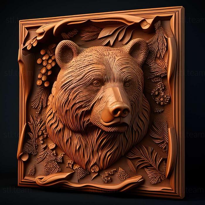 3D model Kamil bear famous animal (STL)